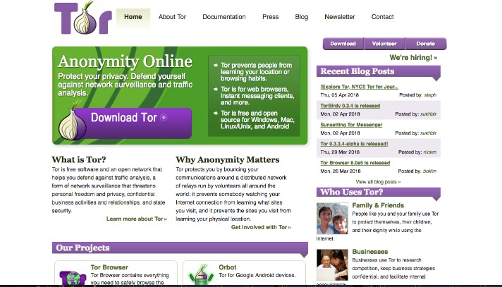 access to the dark web