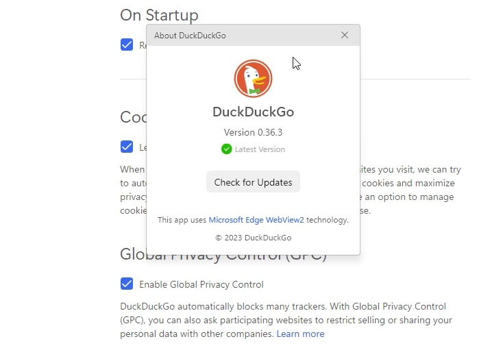 duckduckgo dark web search