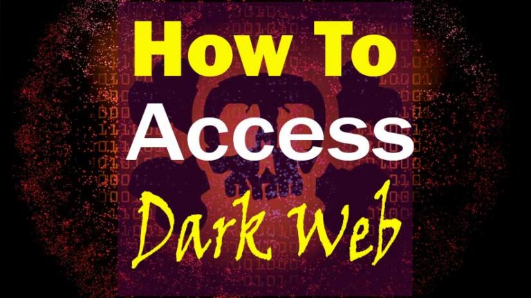 how to access dark web safely
